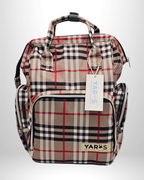 Pañalera Morral Maternal Premium YARÖS Cuadros