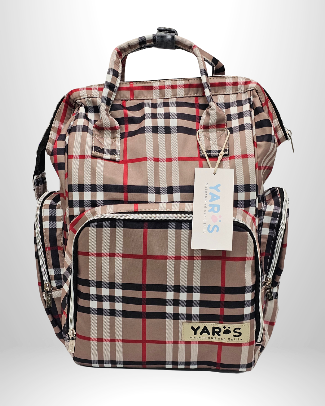 Pañalera Morral Maternal Premium YARÖS Cuadros