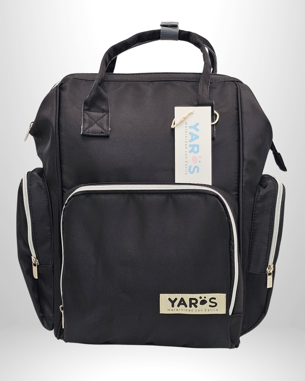 Pañalera Morral Maternal Premium YARÖS negra