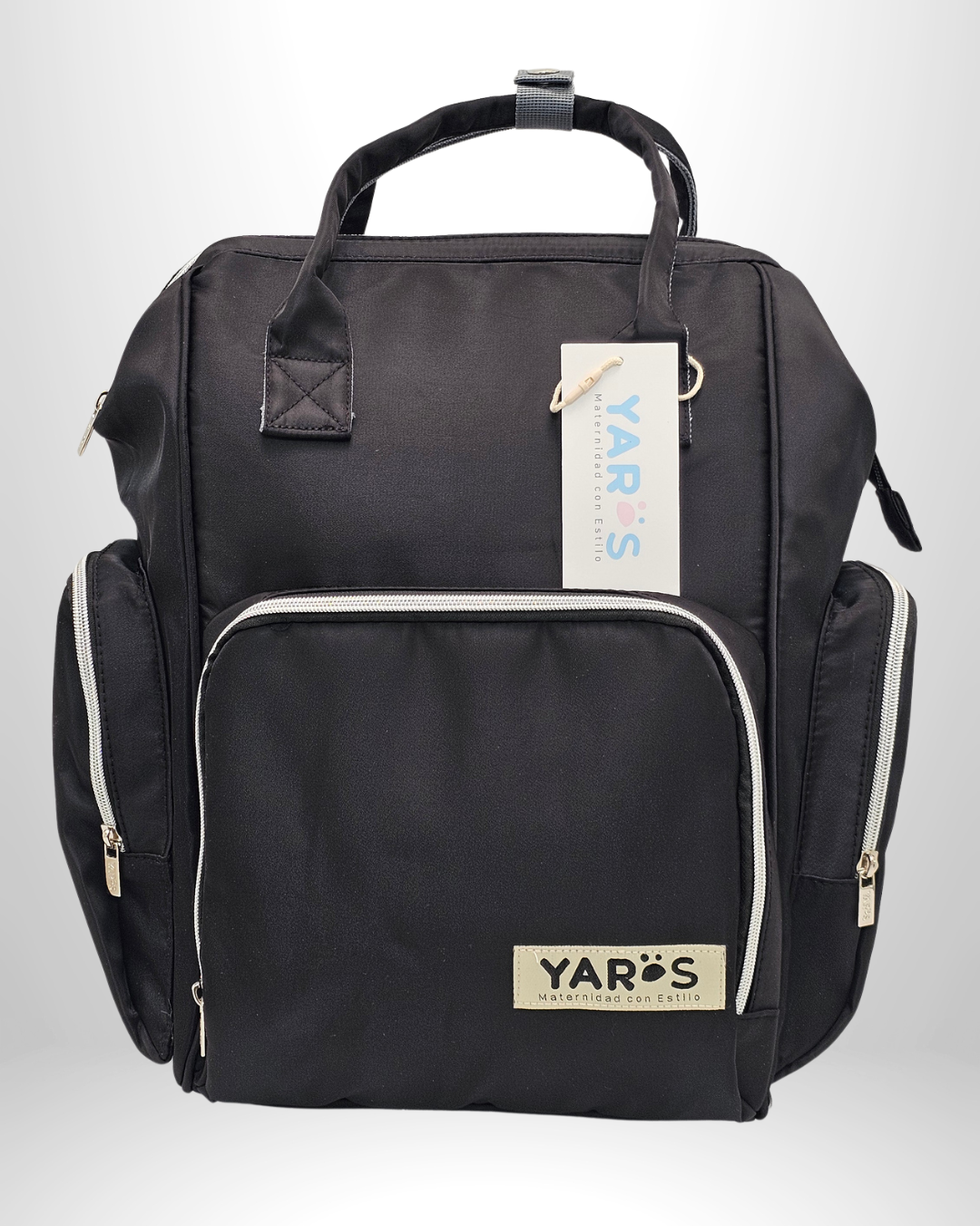 Pañalera Morral Maternal Premium YARÖS negra