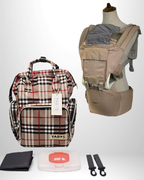 Combo YARÖS | Pañalera Morral + Cargador Ergonómico Multifuncional | Envío Gratis