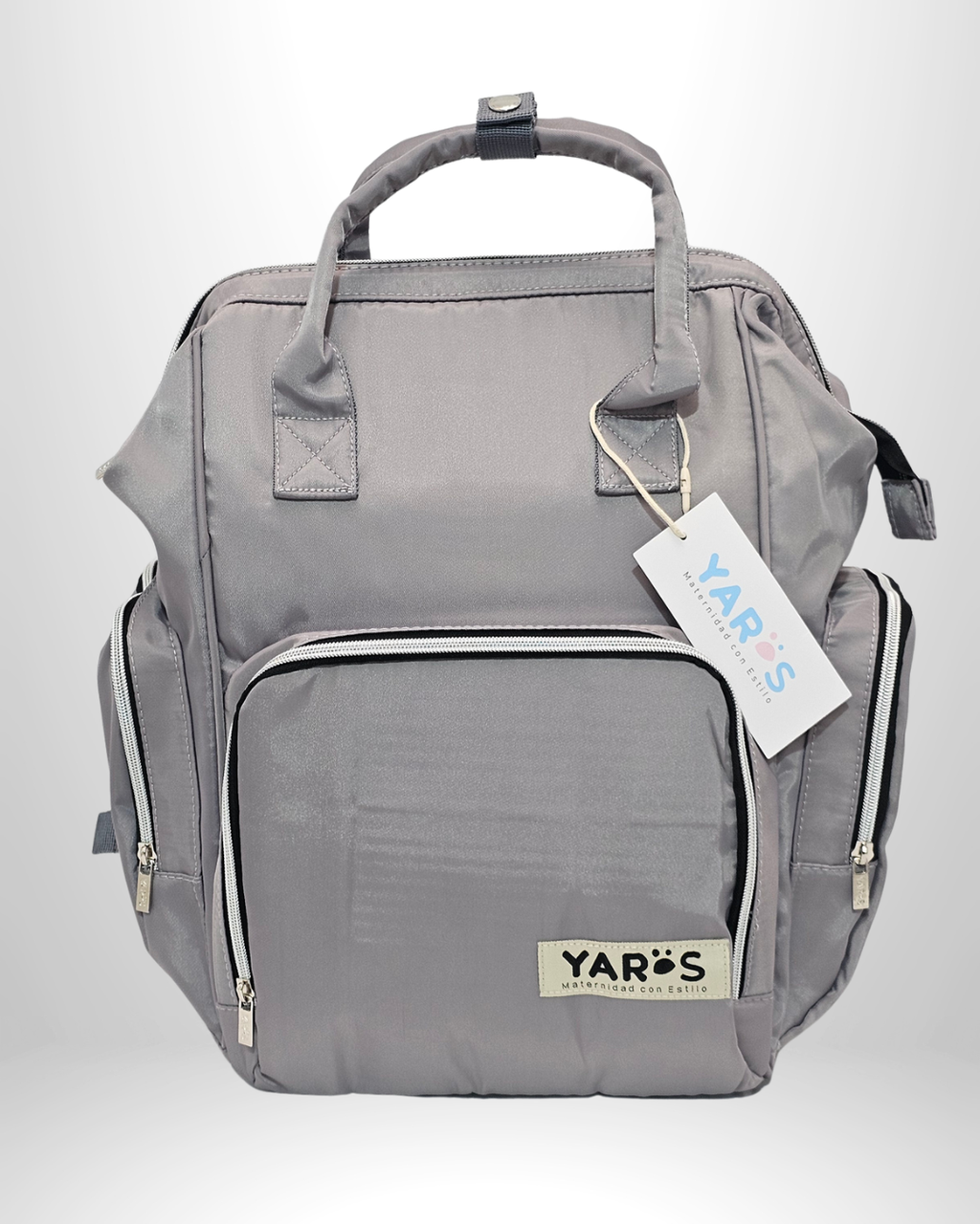 Pañalera Morral Maternal Premium YARÖS gris