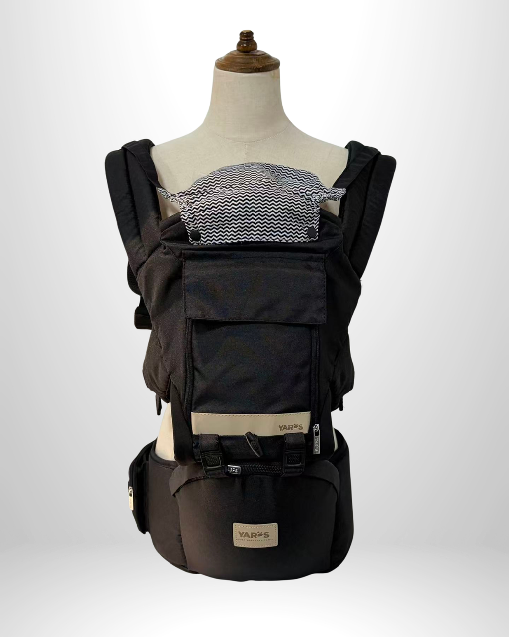 Cargador Ergonómico Multifuncional YARÖS - Negro