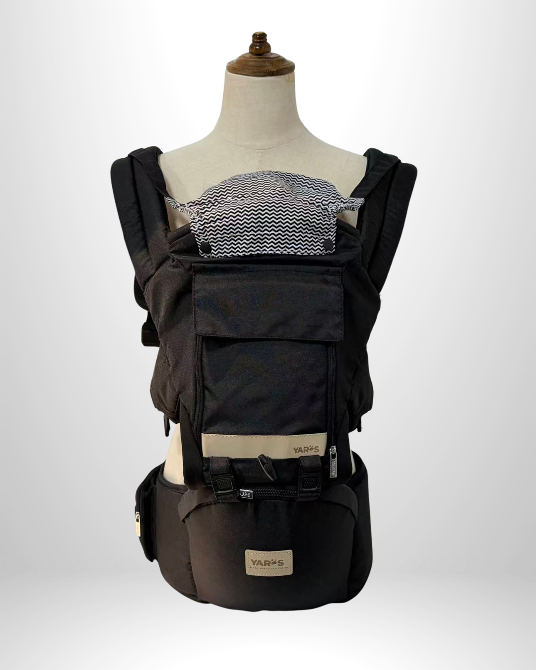 Cargador Ergonómico Multifuncional YARÖS - Negro