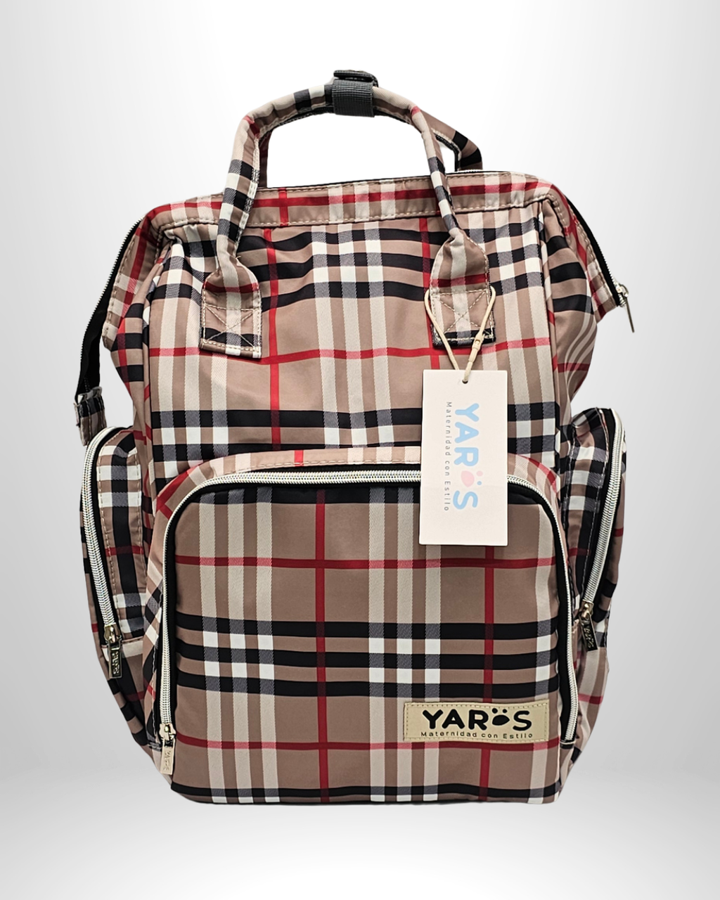 Pañalera Morral Maternal Premium YARÖS Cuadros
