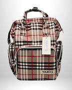 Pañalera Morral Maternal Premium YARÖS Cuadros