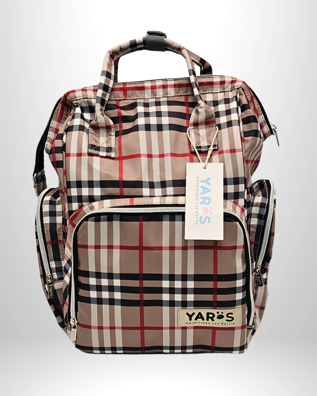 Pañalera Morral Maternal Premium YARÖS Cuadros