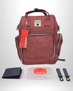Pañalera Morral Maternal Premium YARÖS palo de rosa