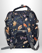 Pañalera Morral Maternal Premium YARÖS Azul estampado