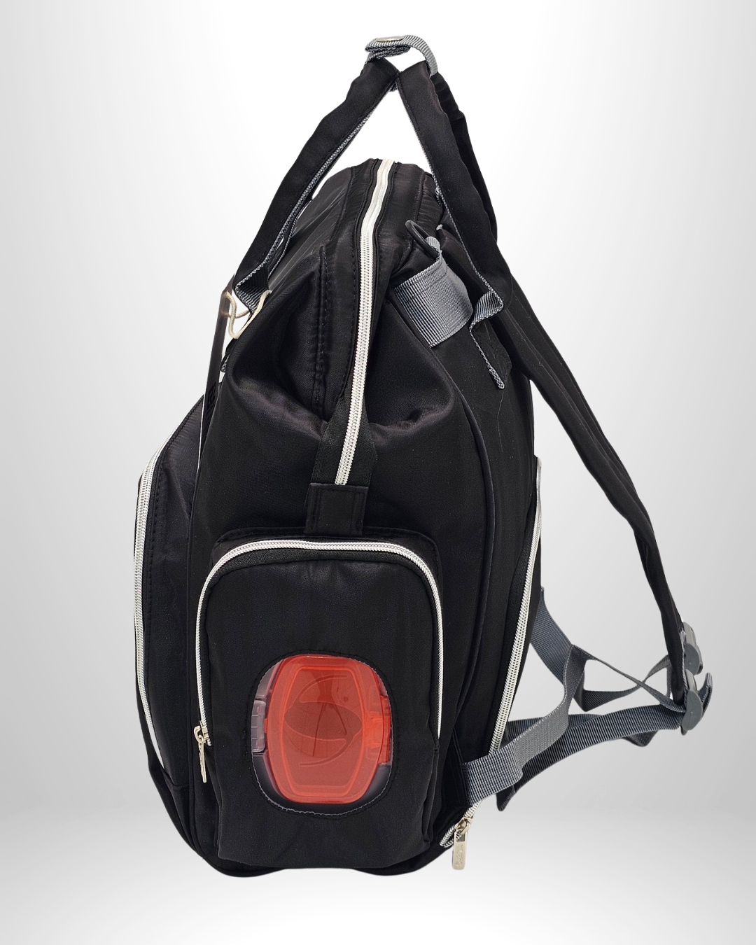Pañalera Morral Maternal Premium YARÖS negra