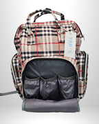 Pañalera Morral Maternal Premium YARÖS Cuadros