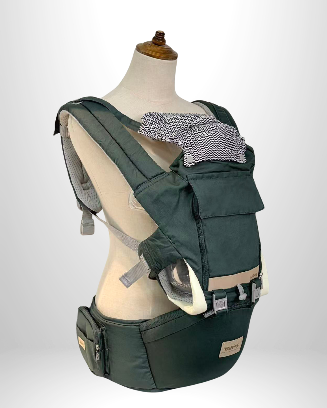Cargador Ergonómico Multifuncional YARÖS - Verde Militar