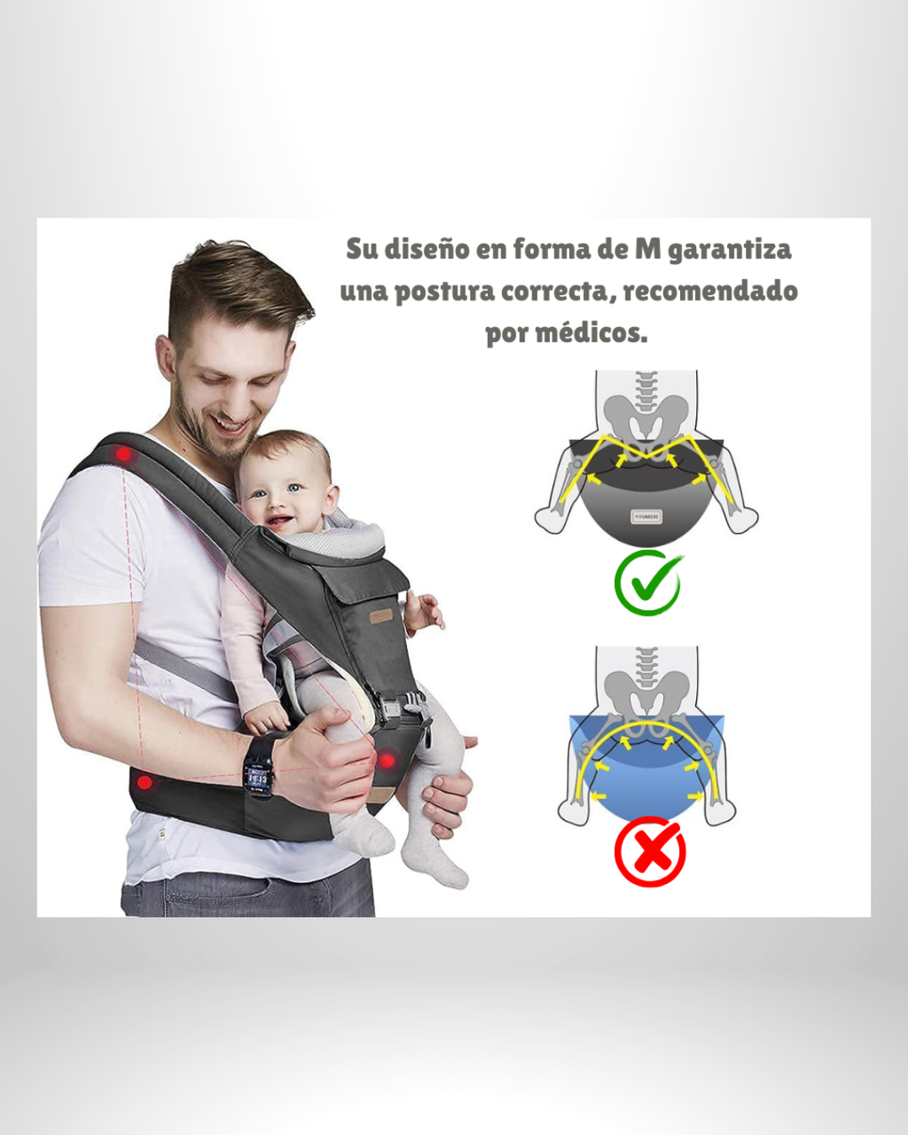 Cargador Ergonómico Multifuncional YARÖS - Gris Ratón