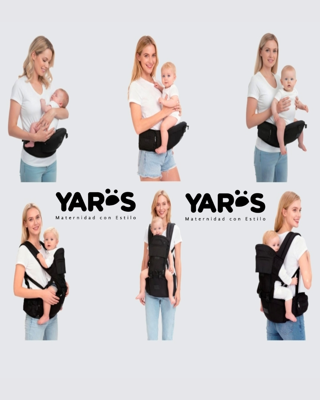 Cargador Ergonómico Multifuncional YARÖS - Gris Ratón