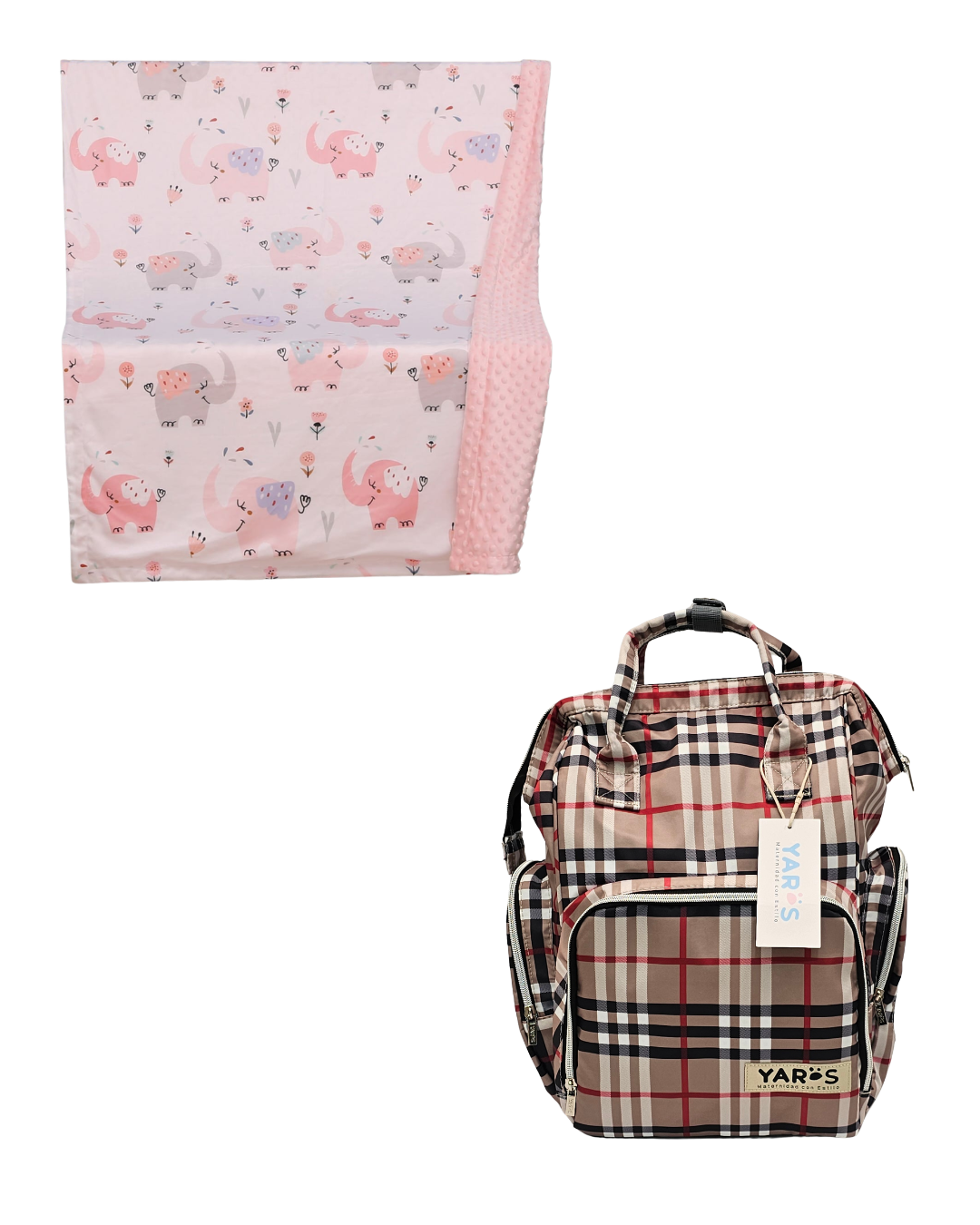 Combo YARÖS Dulces Sueños – Pañalera + Cobija | Envío Gratis