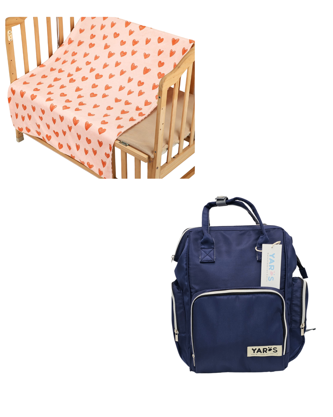 Combo YARÖS Dulces Sueños – Pañalera + Cobija | Envío Gratis