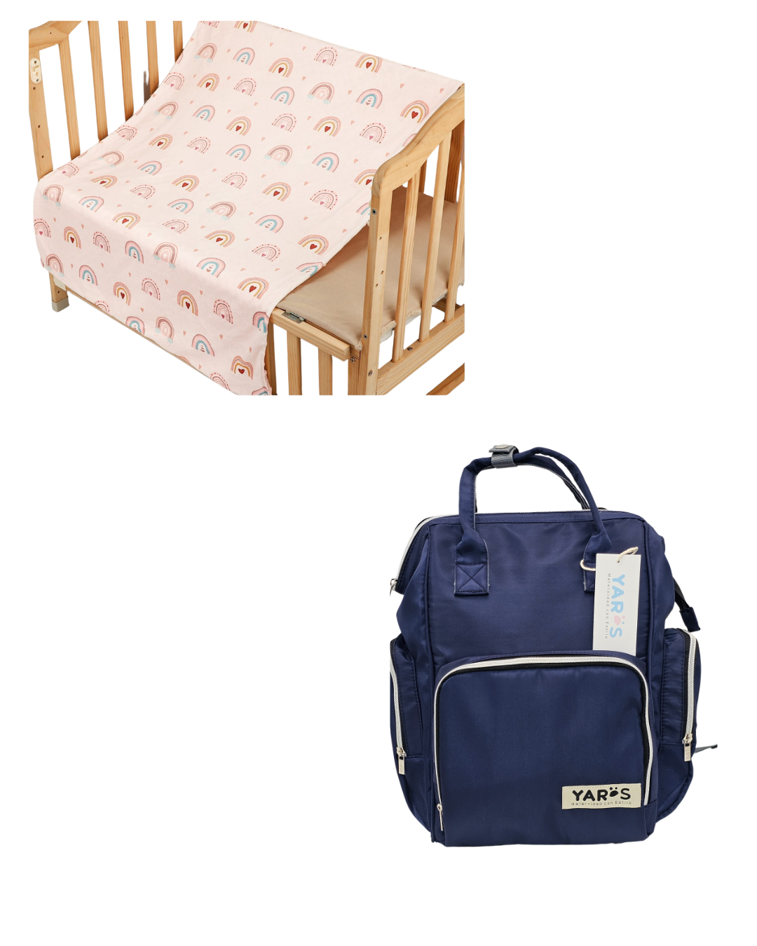 Combo YARÖS Dulces Sueños – Pañalera + Cobija | Envío Gratis