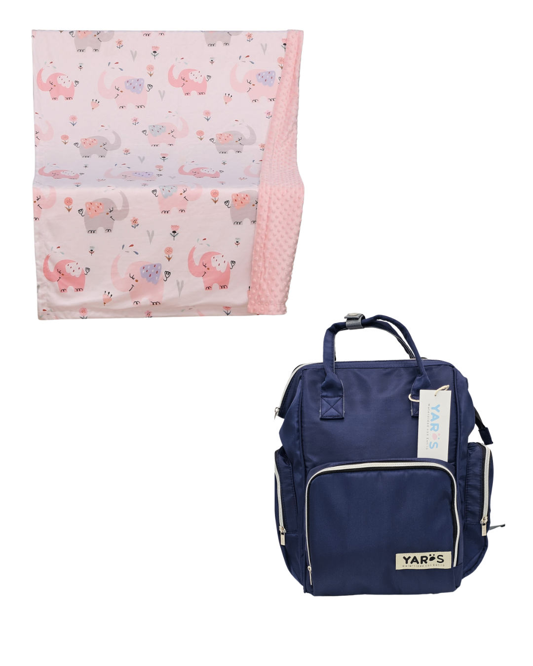 Combo YARÖS Dulces Sueños – Pañalera + Cobija | Envío Gratis
