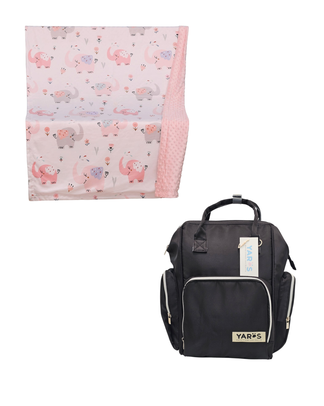 Combo YARÖS Dulces Sueños – Pañalera + Cobija | Envío Gratis