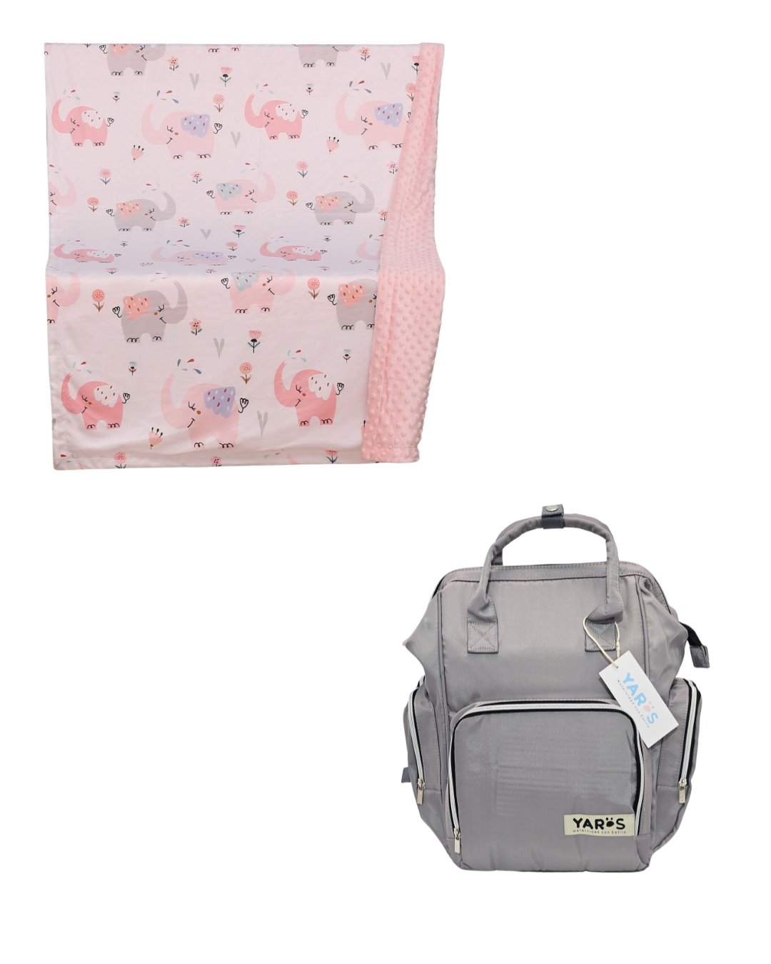 Combo YARÖS Dulces Sueños – Pañalera + Cobija | Envío Gratis