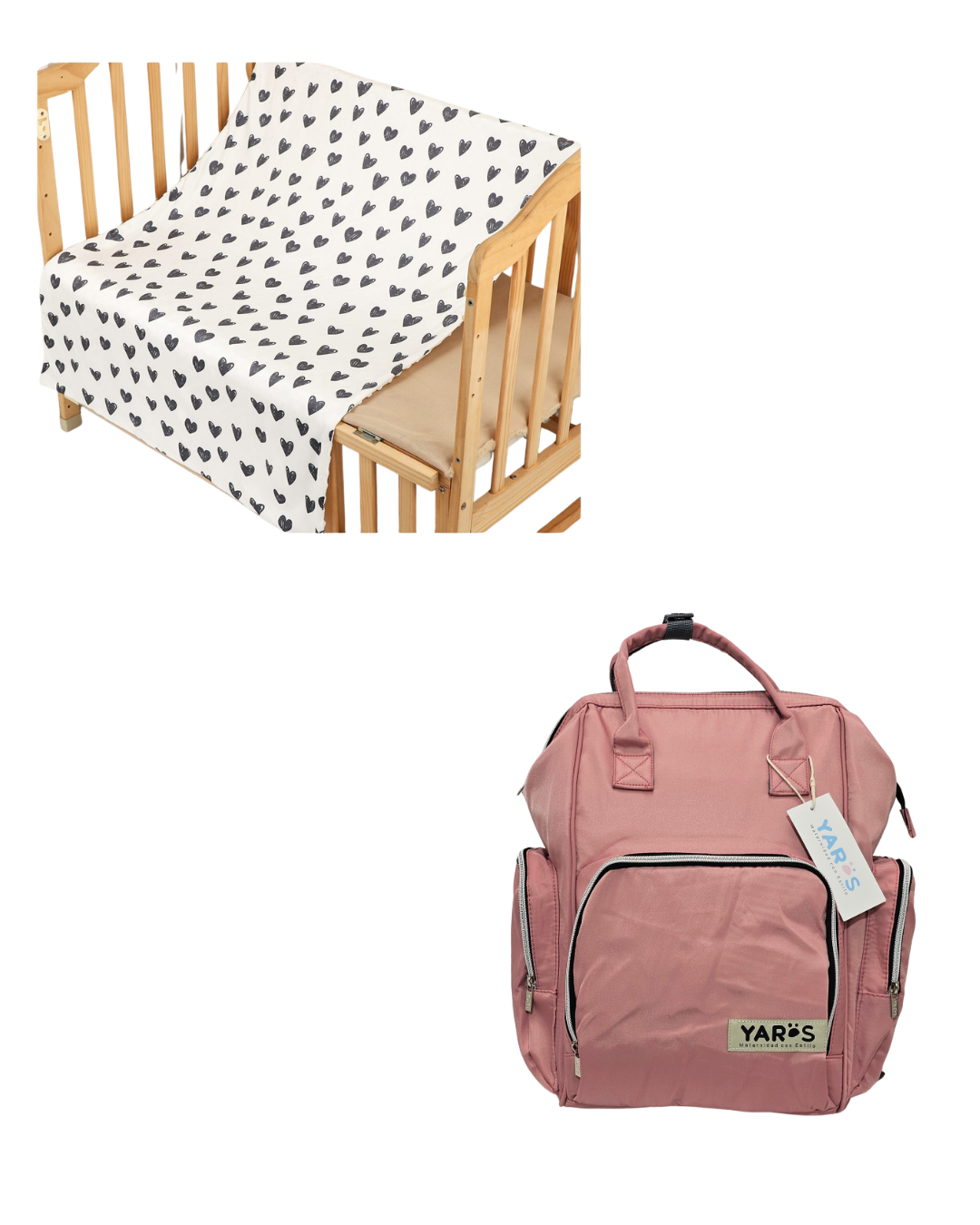 Combo YARÖS Dulces Sueños – Pañalera + Cobija | Envío Gratis