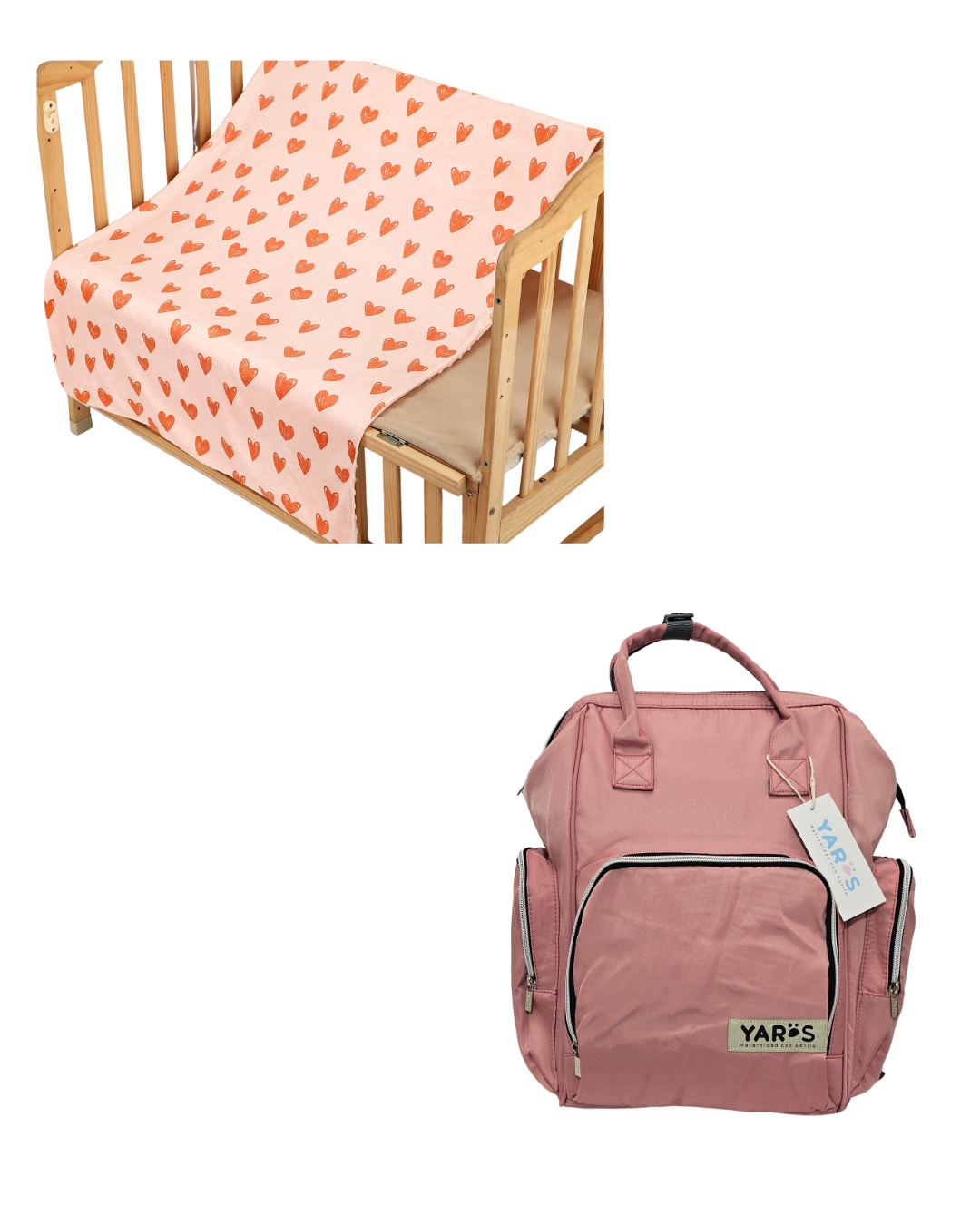 Combo YARÖS Dulces Sueños – Pañalera + Cobija | Envío Gratis