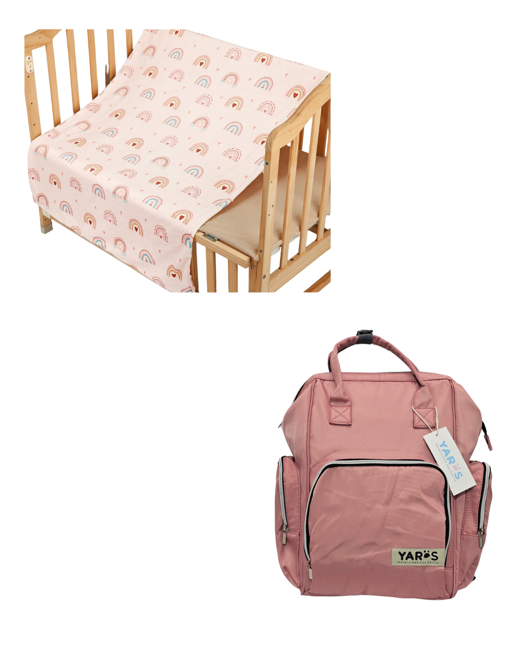 Combo YARÖS Dulces Sueños – Pañalera + Cobija | Envío Gratis