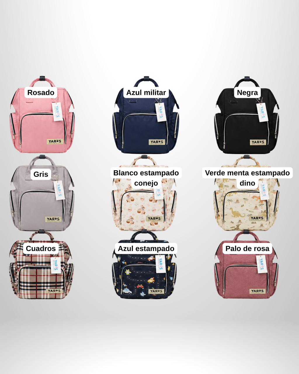 Combo YARÖS | Pañalera Morral + Cargador Ergonómico Multifuncional | Envío Gratis