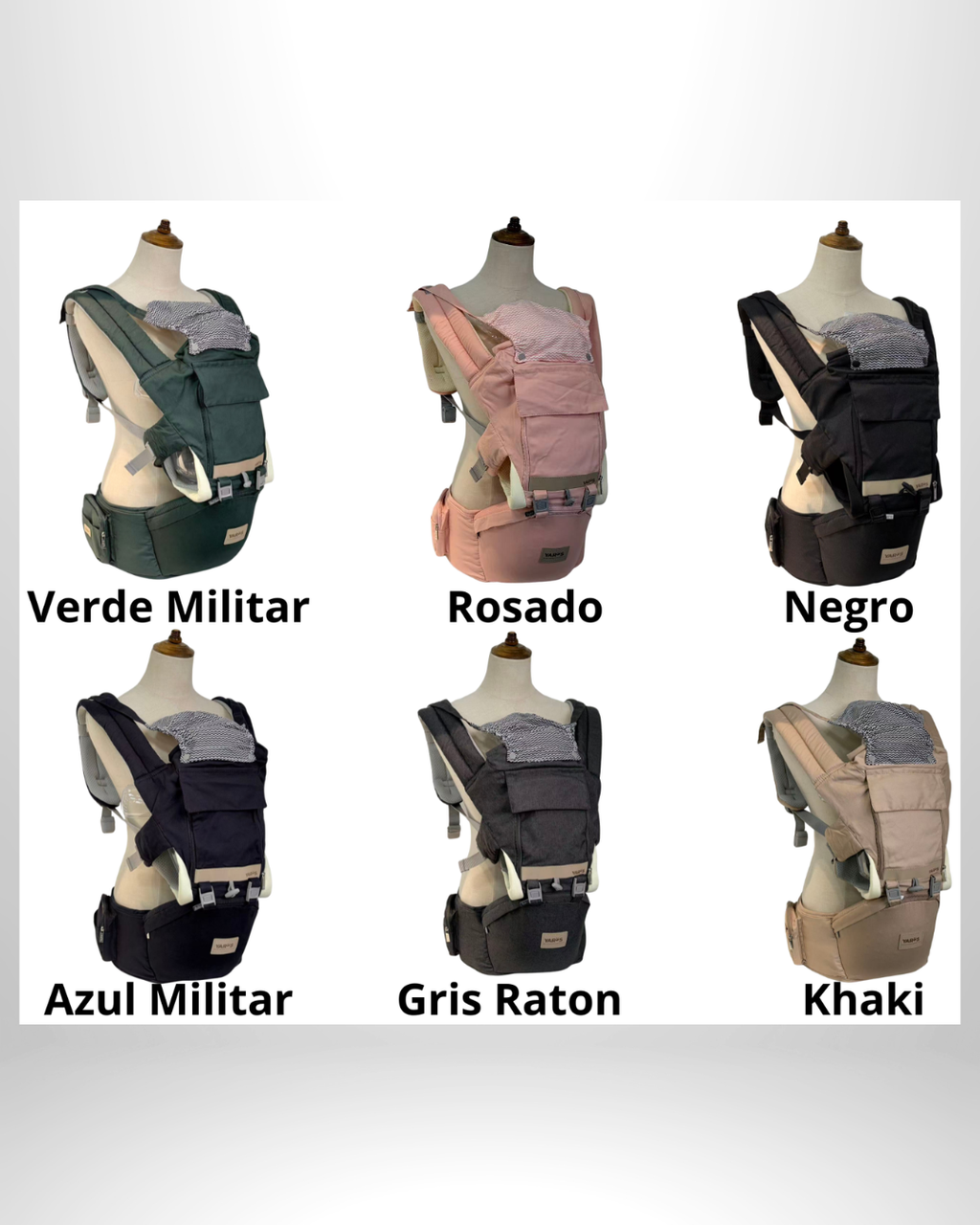 Combo YARÖS | Pañalera Morral + Cargador Ergonómico Multifuncional | Envío Gratis