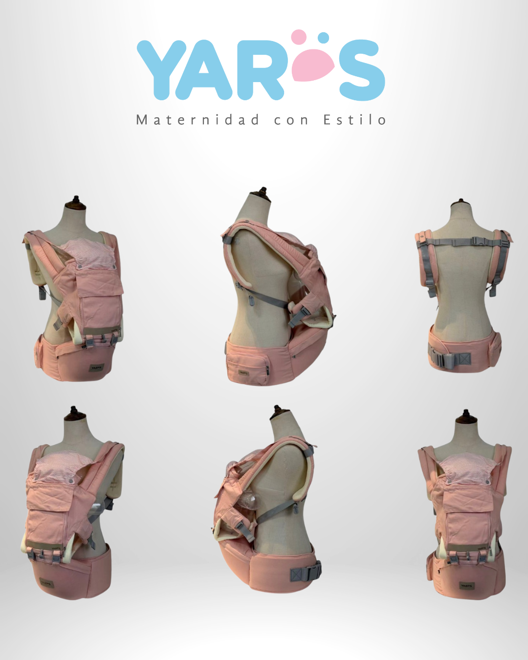 Cargador Ergonómico Multifuncional YARÖS - Gris Ratón