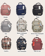 Combo YARÖS | Pañalera Morral + Cargador Ergonómico Multifuncional | Envío Gratis